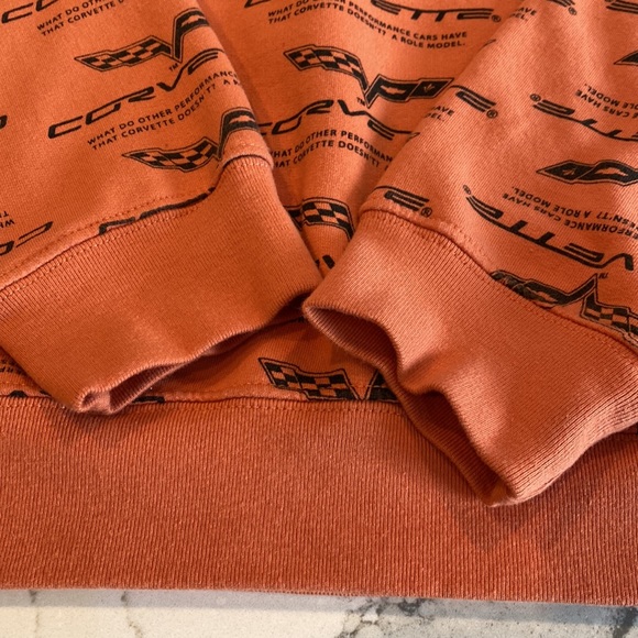 Corvette All Over Print Sweater Sweatshirt Size L - Picture 2 of 7